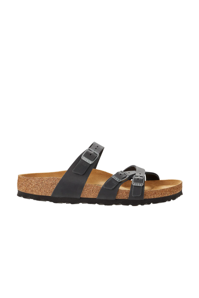 Franca Black Oiled Leather Regular