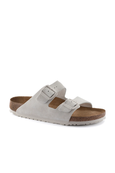 Arizona Sfb Cuir Velours Blanc Antique Étroit
