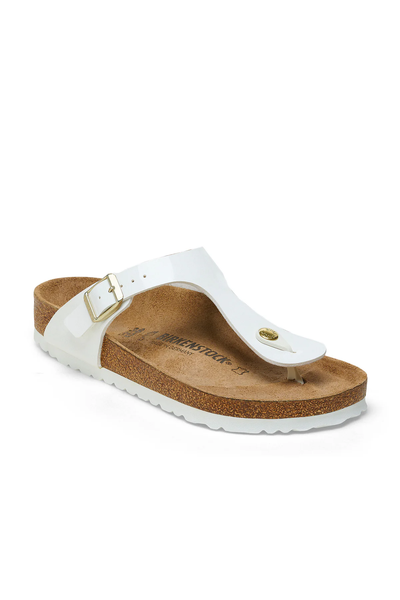 Gizeh Patent White Birko-flor Regular