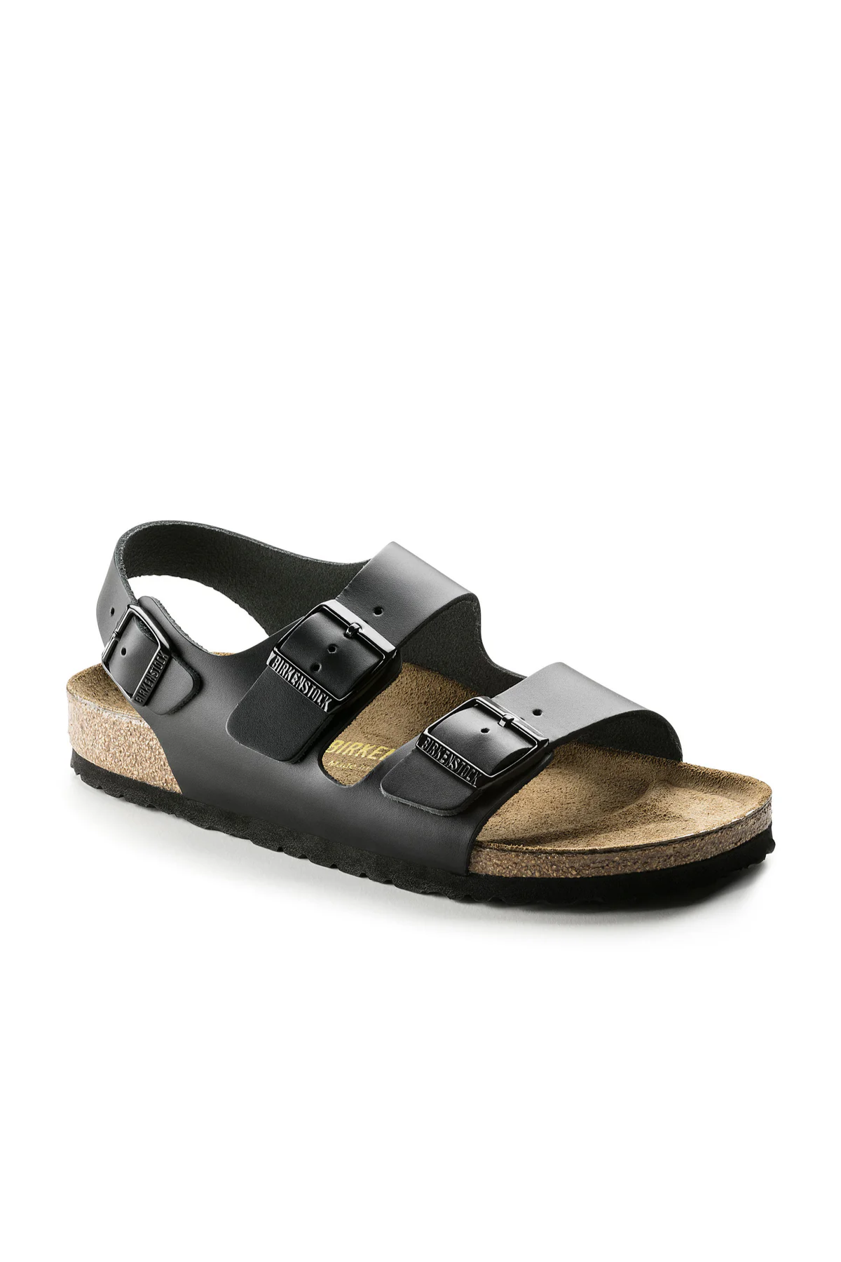 Birken®Stock Milano Black Smooth Leather Narrow