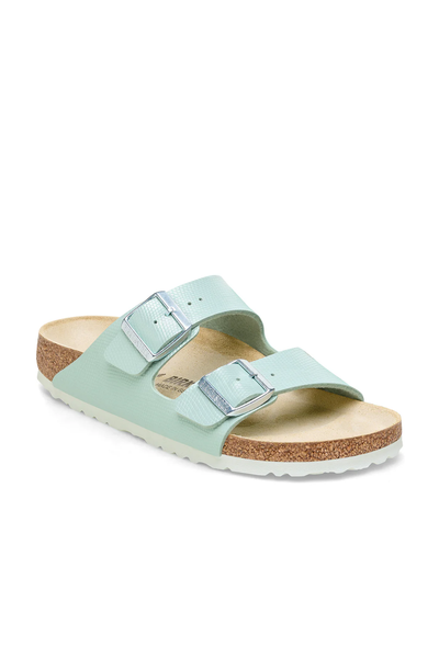 Arizona Shiny Embossed Surf Green Embossed Birko-flor Narrow