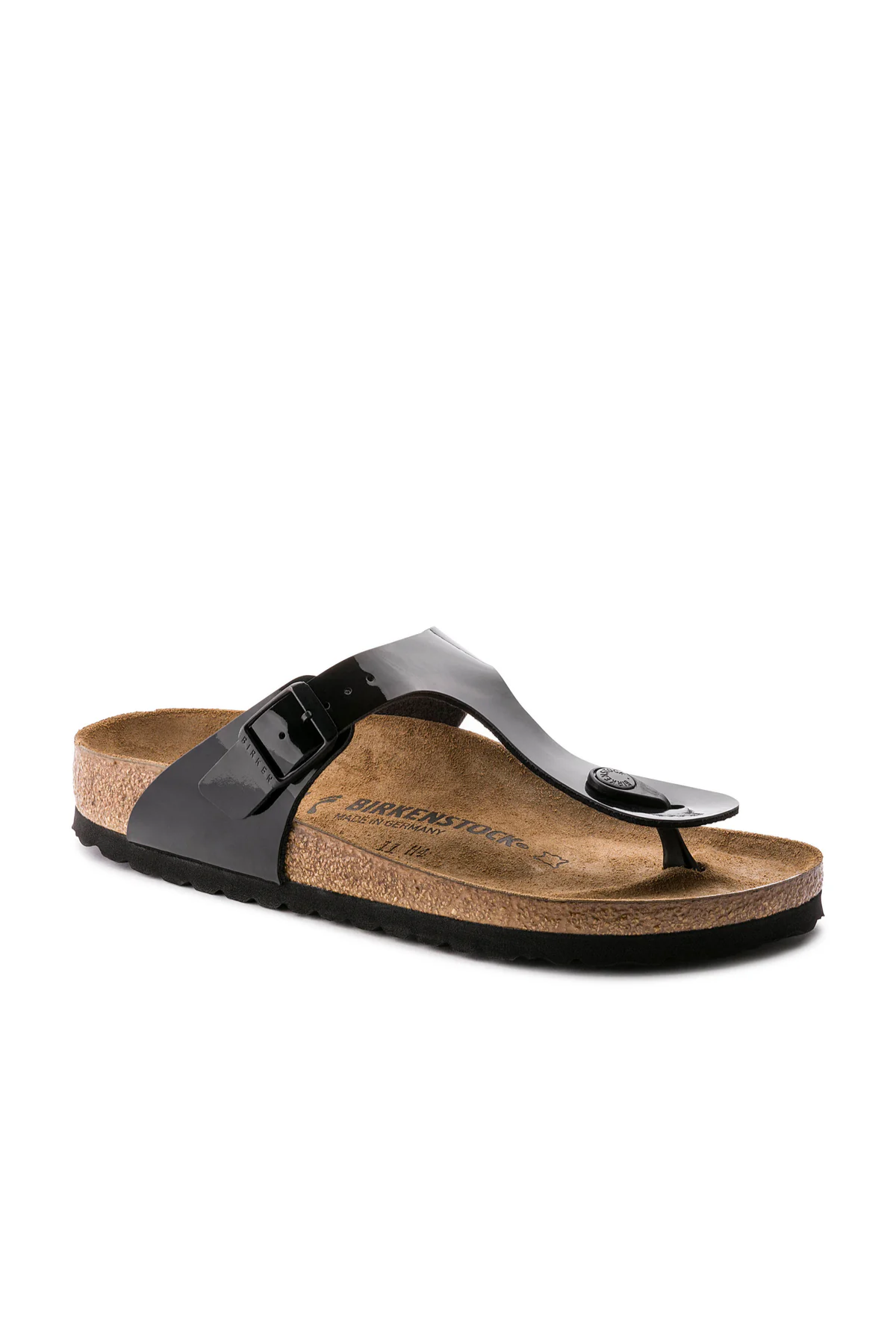 Gizeh Patent Black Birko-flor Regular