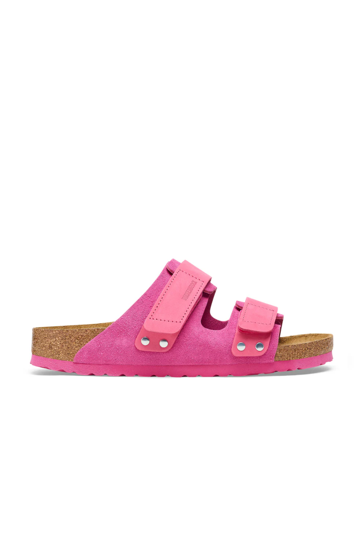 Uji Fuchsia Tulipe Daim/Cuir Nubuck Étroit