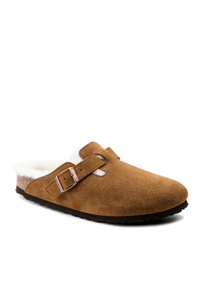 Boston Shearling Mink Suede Leather/Shearling Regular