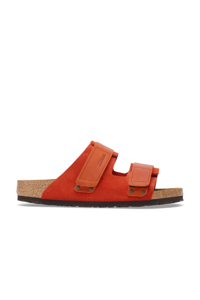 Uji Rust Brown Suede/nubuck Leather Narrow