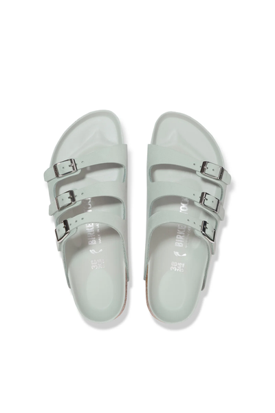 Florida Semi-Exquisite Pure Sage Nubuck Leather Narrow