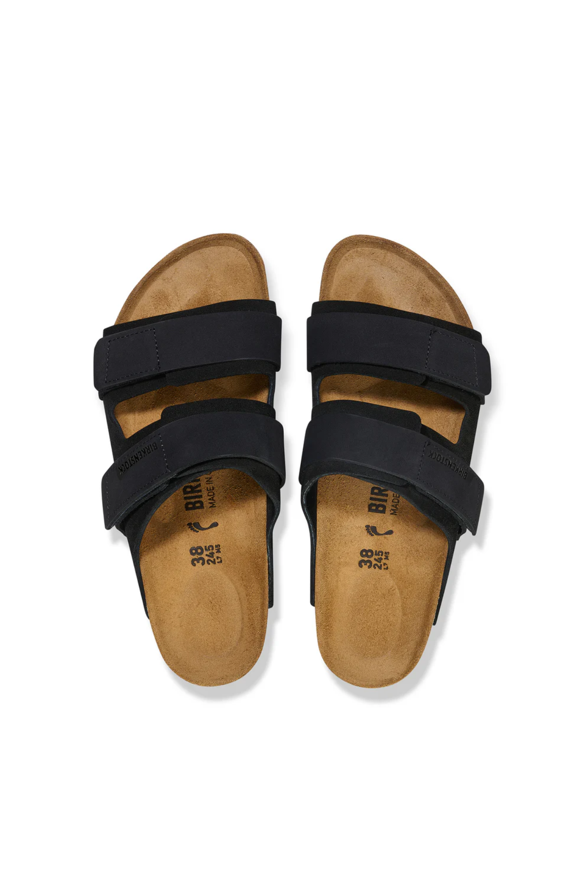 Uji Daim/nubuck Noir Régulier