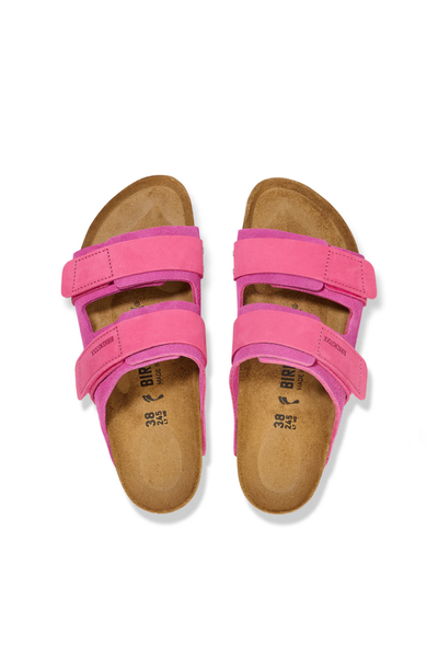 Uji Fuchsia Tulip Suede/nubuck Leather Narrow