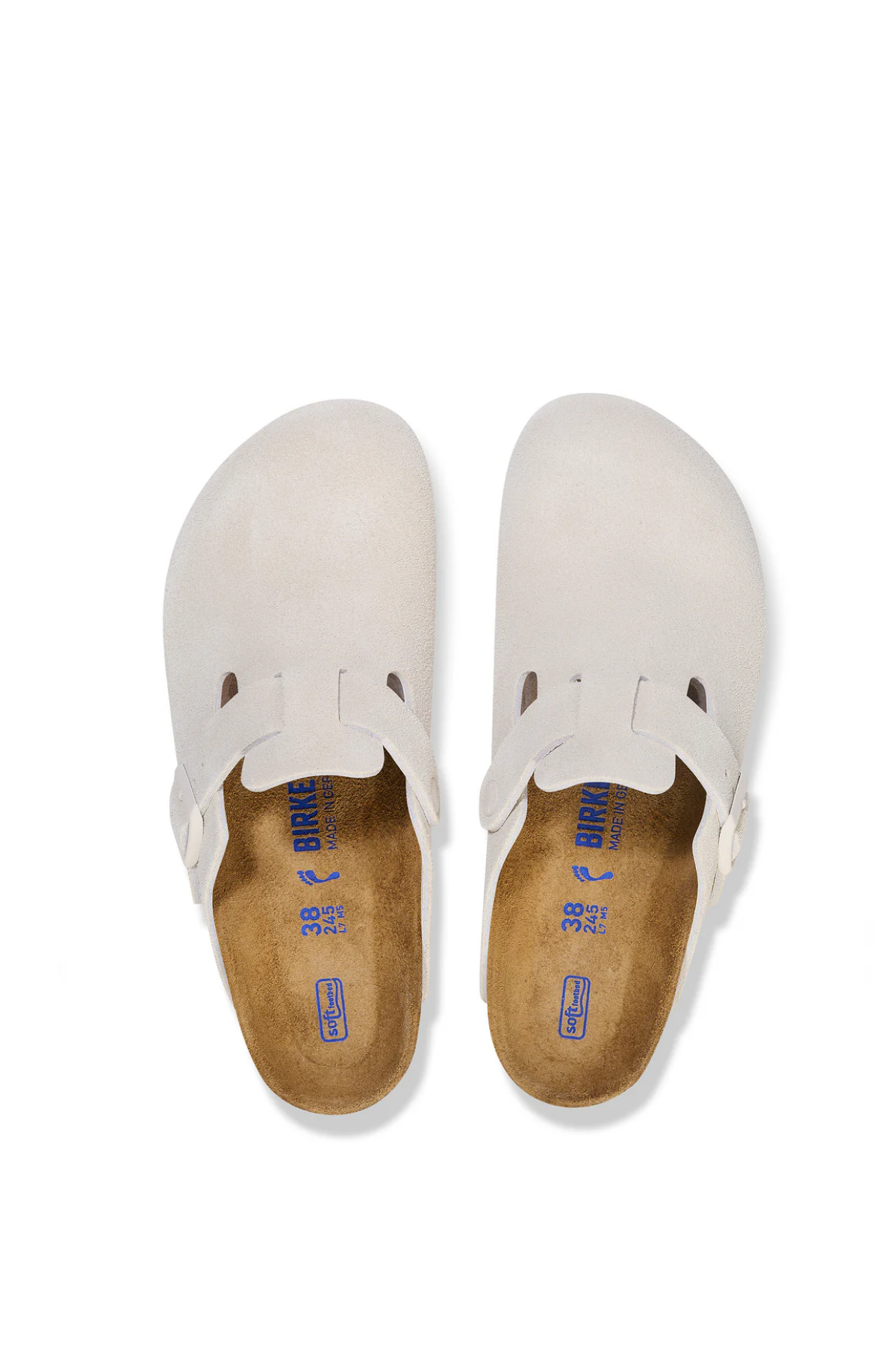 Boston Sfb Antique White Suede Leather Regular