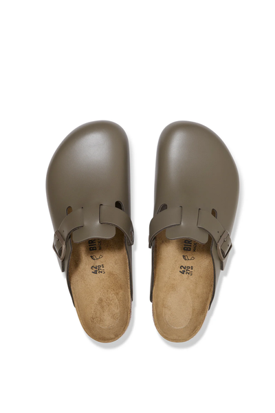 Boston Concrete Grey Smooth Leather Regular