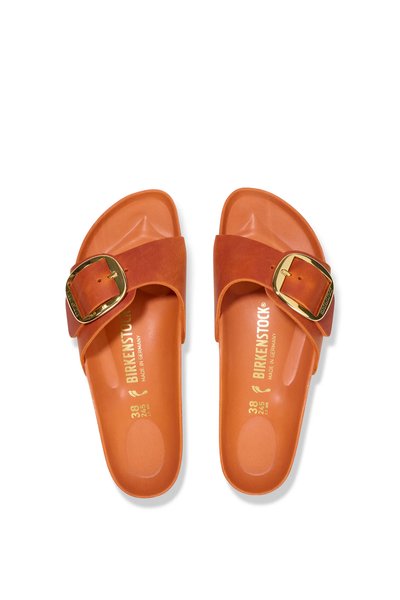 Madrid Big Buckle Burnt Orange Oiled Leather Regular