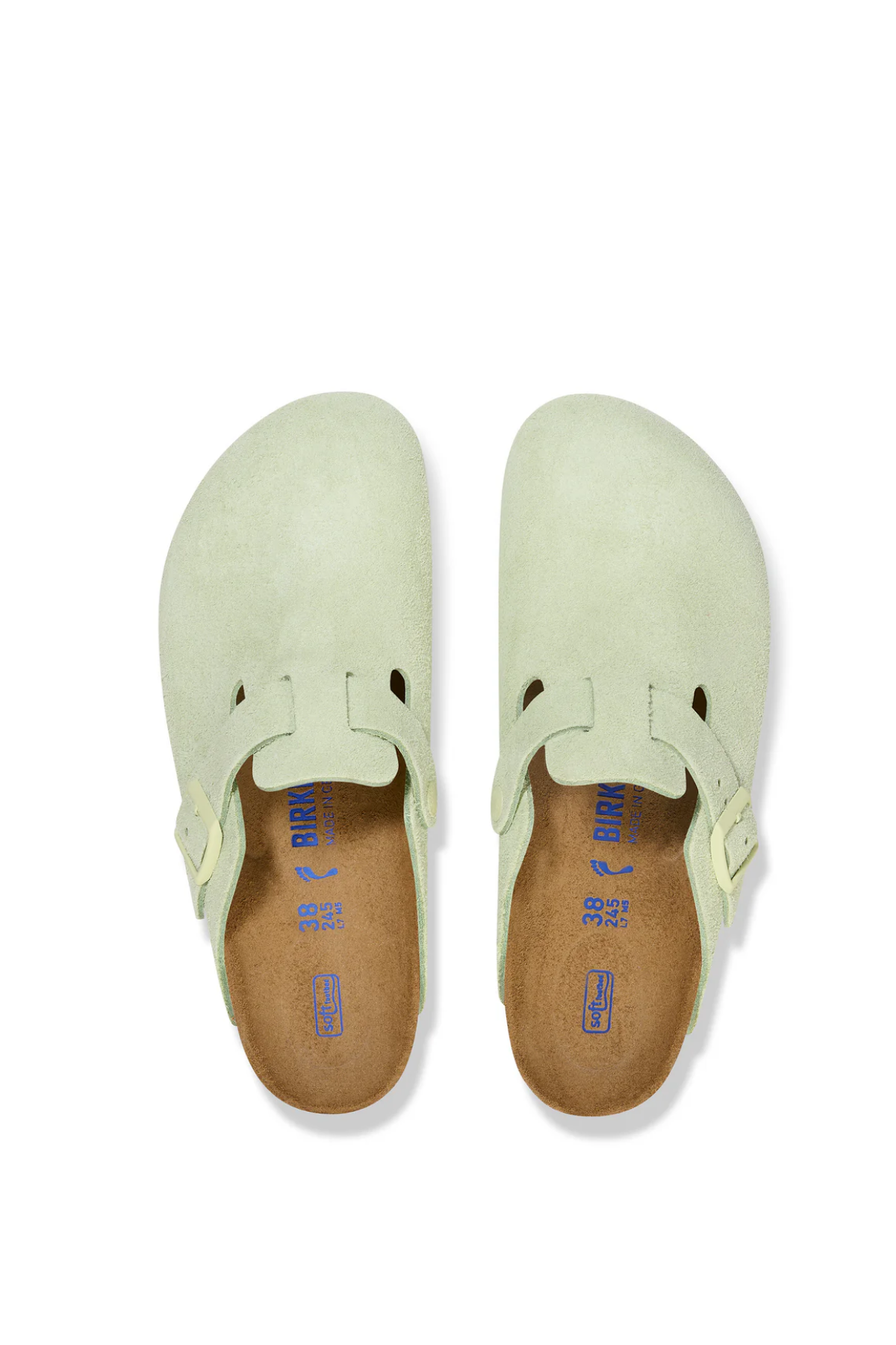 Boston Sfb Faded Lime Suede Leather Narrow