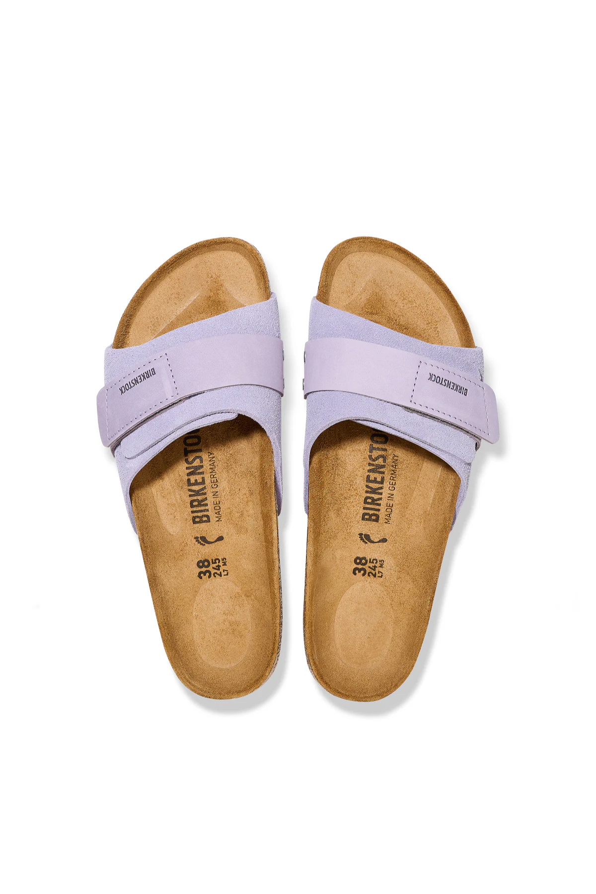 Oita Purple Fog Cuir suédé/nubuck Étroit