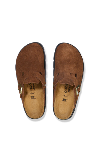 Boston Chunky Dark Tea Leather Narrow
