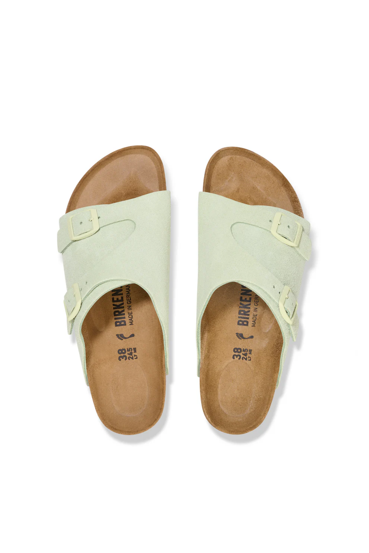 Zurich Faded Lime Daim Cuir Standard