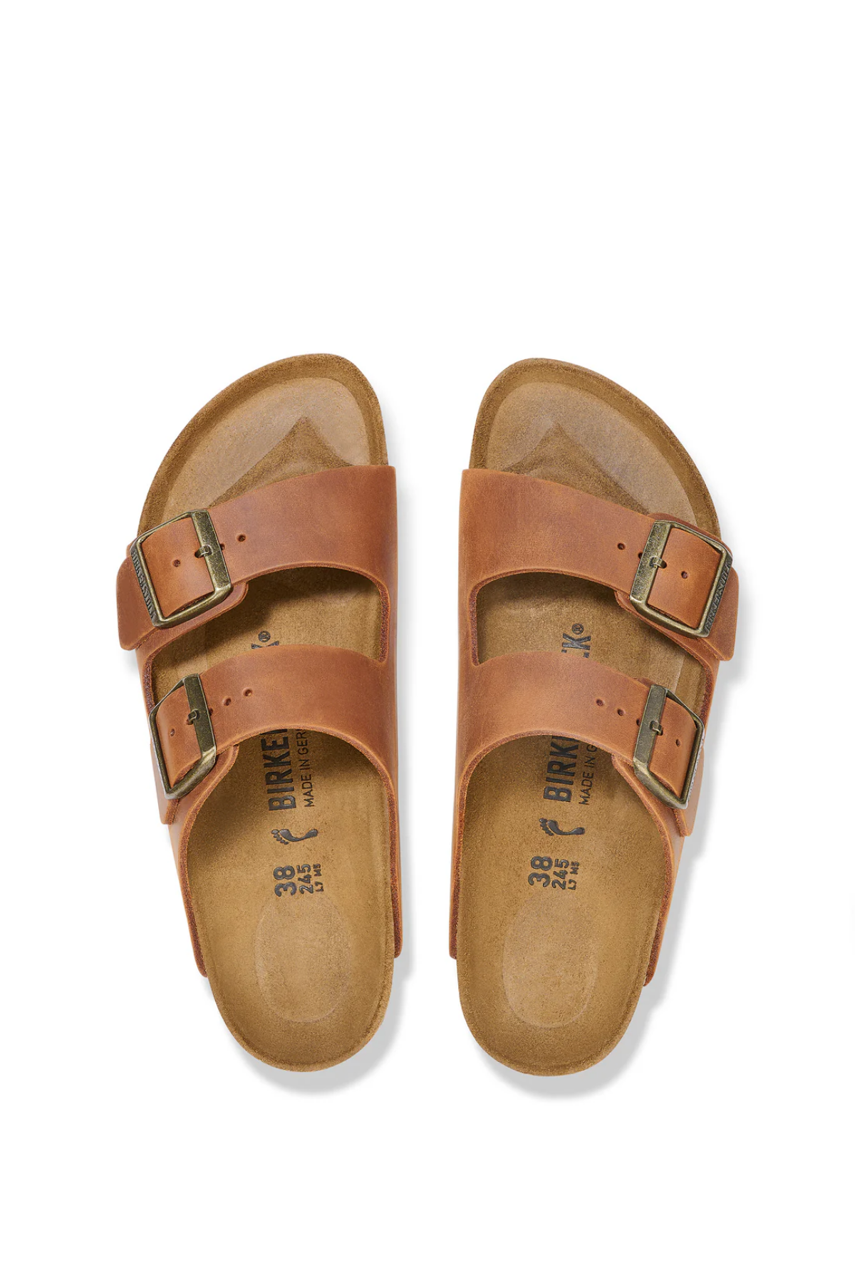 Arizona Cognac Oiled Leather Narrow
