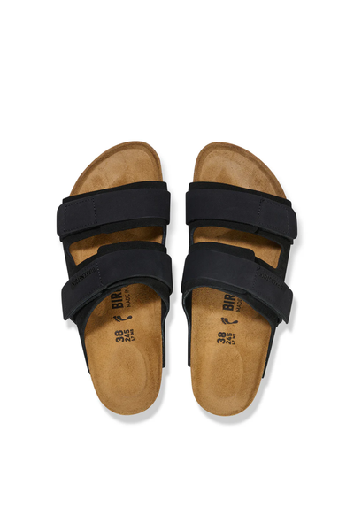 Cuir velours/nubuck noir Uji Regular