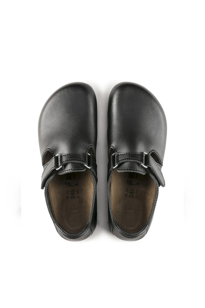 Linz Supergrip Black Smooth Leather Narrow