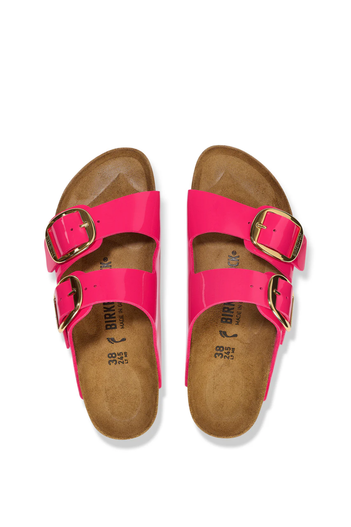 Arizona Big Buckle Patent Fuchsia Fusion Birko-flor Étroit
