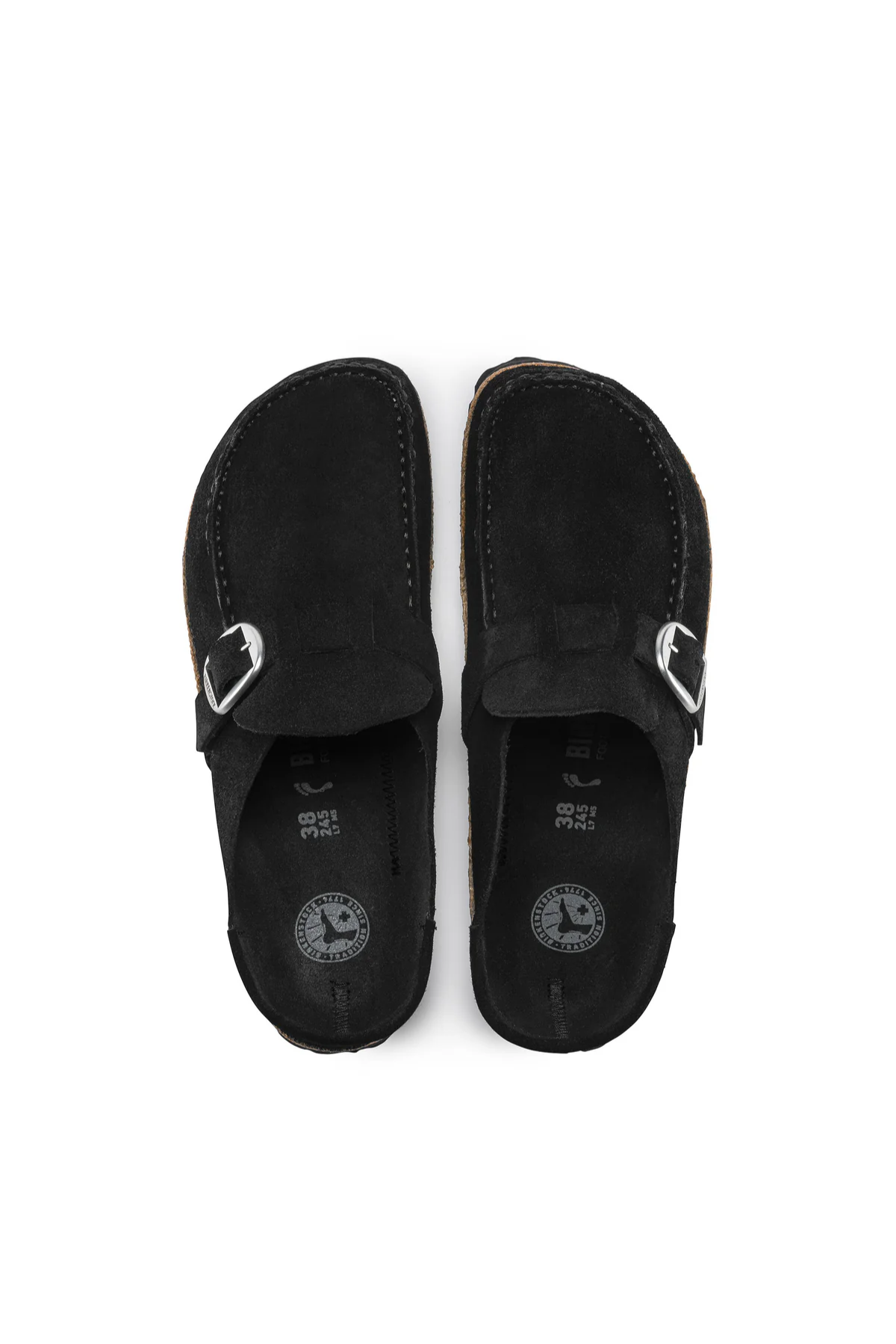 Buckley Black Suede Leather Regular