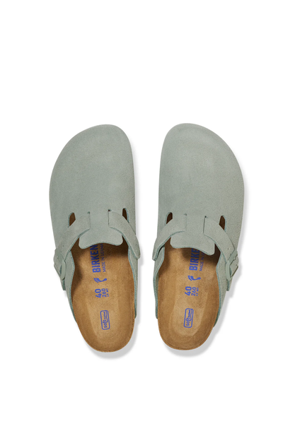 Boston Sfb Pure Sage Suede Leather Regular