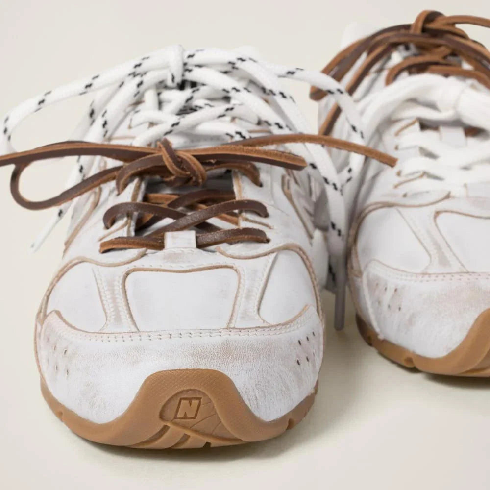 NB 530 x Miu Miu Cuir Blanc