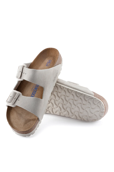 Arizona Sfb Cuir Velours Blanc Antique Étroit