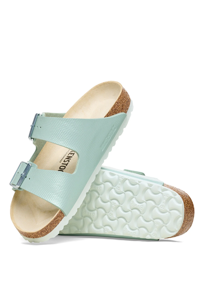Arizona Shiny Embossed Surf Green Embossed Birko-flor Narrow
