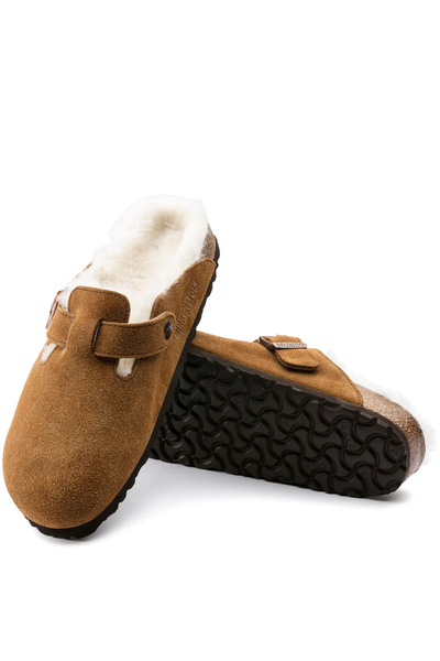 Boston Shearling Mink Suede Leather/Shearling Regular