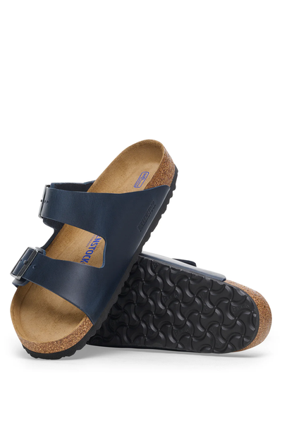 Arizona Sfb Cuir Huilé Bleu Étroit
