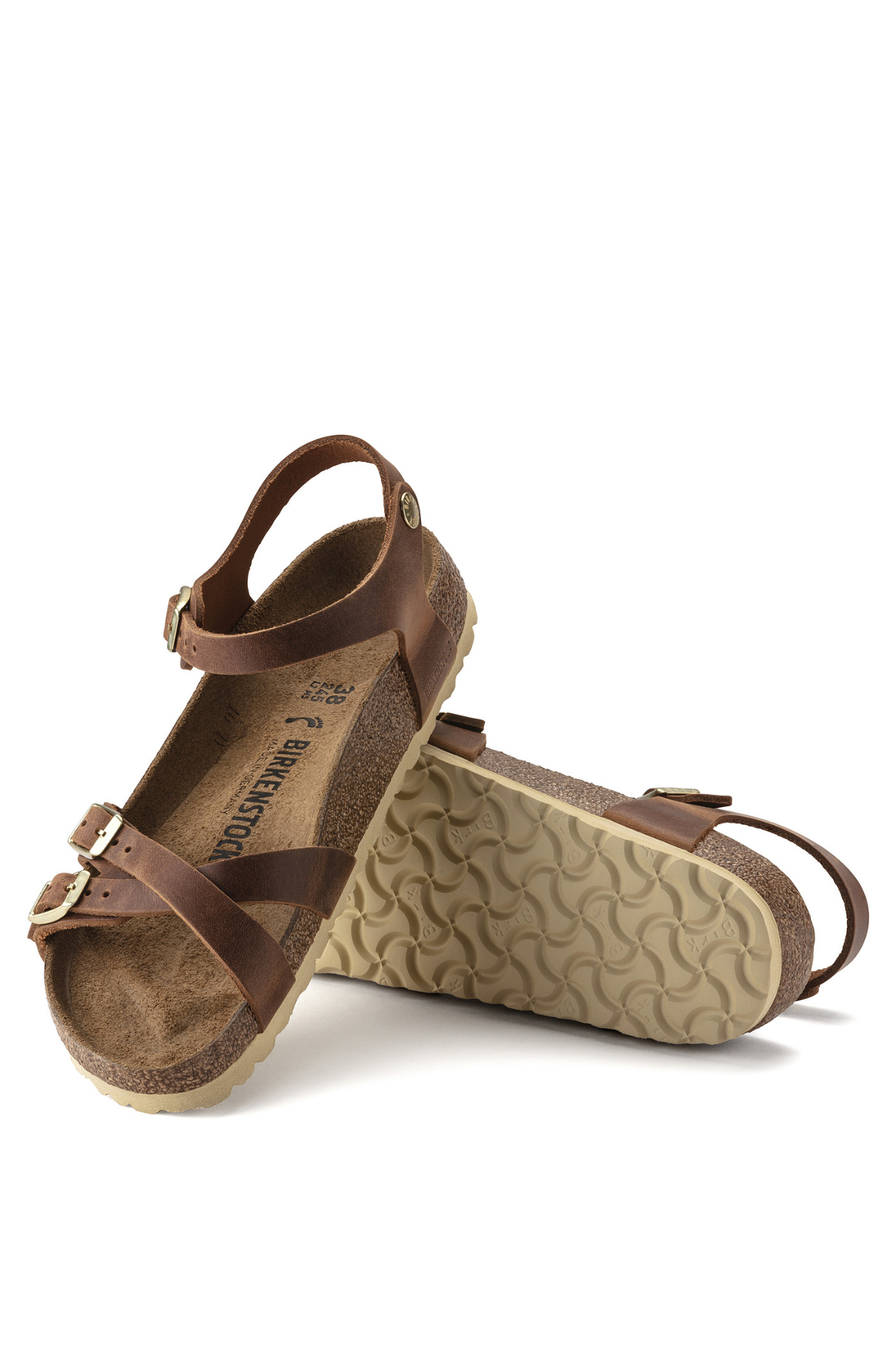 Kumba Cognac Oiled Leather Narrow