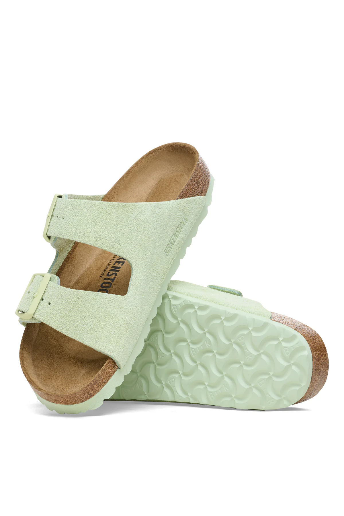 Arizona Faded Lime Suede Leather Regular