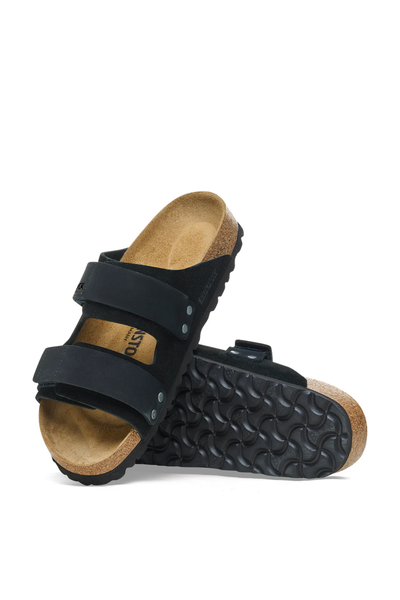 Cuir velours/nubuck noir Uji Regular