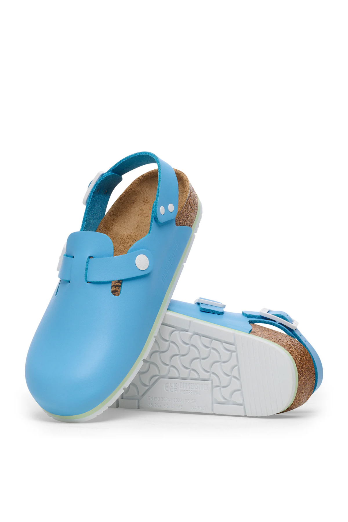 Tokio Pro Sky Blue Cuir Naturel Enduit PU Normal