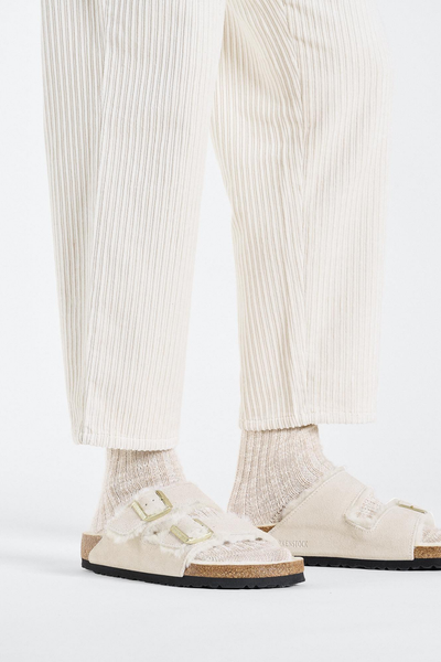 Arizona Shearling Cuir Suède/mouton Blanc Antique Regular