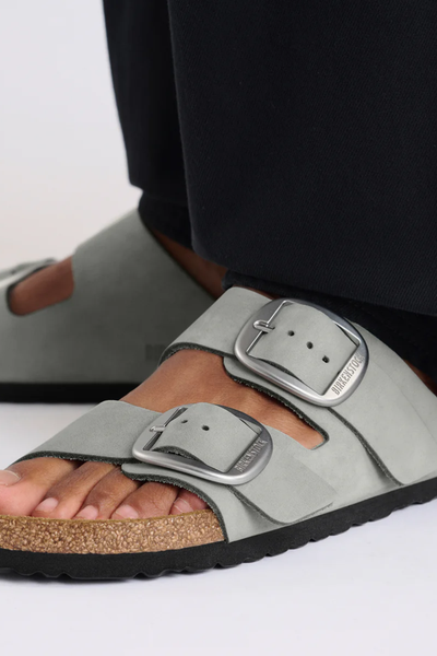 Arizona Big Buckle Cuir Nubuck Sauge Pure Regular