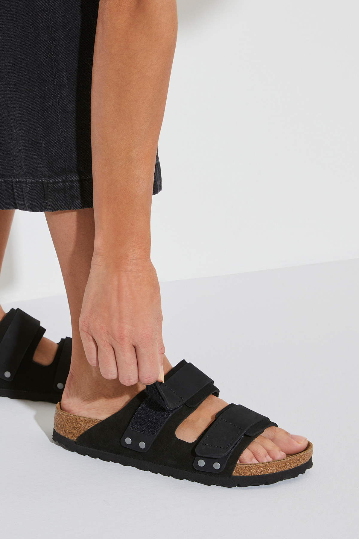 Uji Daim/nubuck Noir Régulier