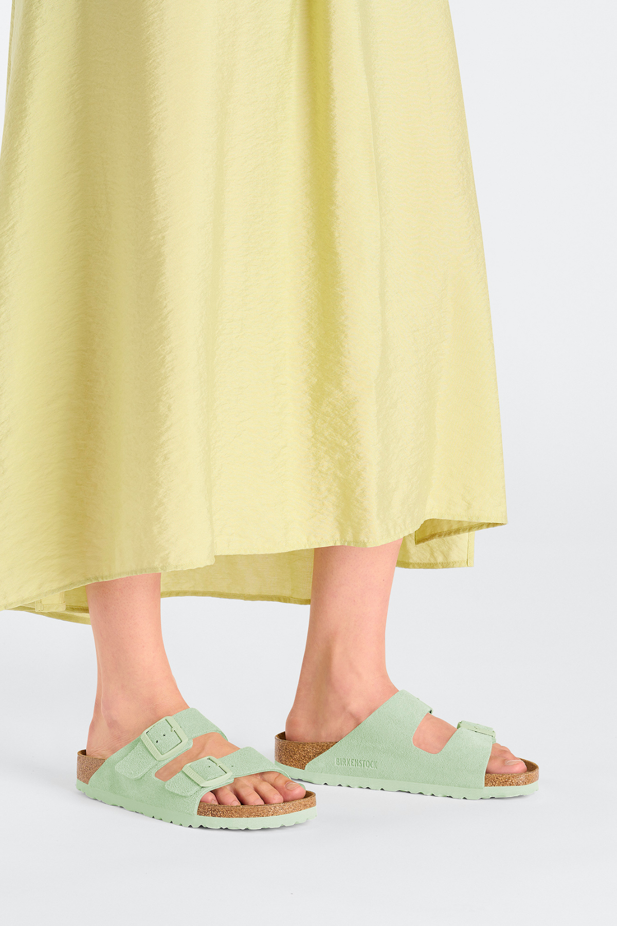 Arizona Faded Lime Suede Leather Regular