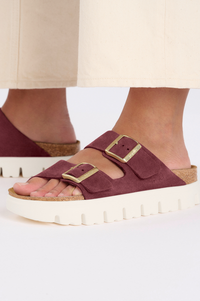 Arizona Chunky Berry Crush Suede Leather Narrow