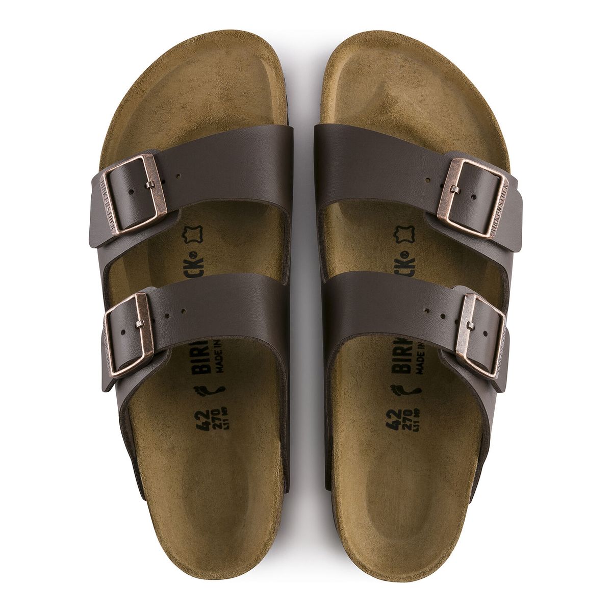 Arizona Birko-Flor Sandal Brown