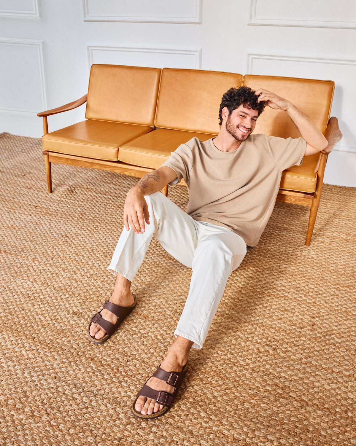 Arizona Birko-Flor Sandal Brown