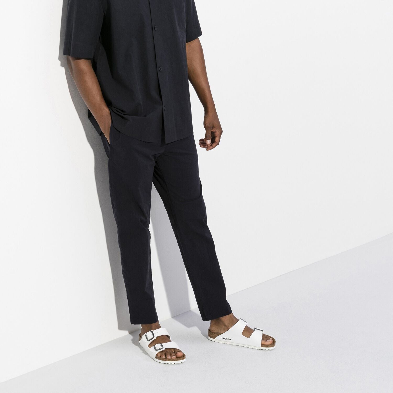 Arizona Birko-Flor Sandal White