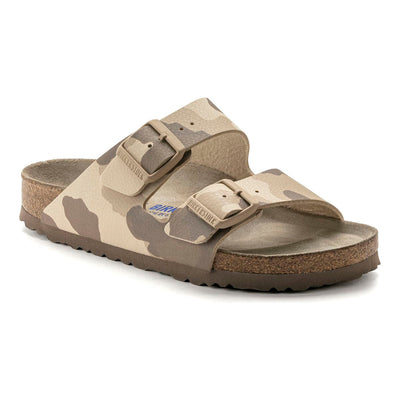 Arizona Soft Footbed Sandal Desert Soil Camo Gray/Taupe