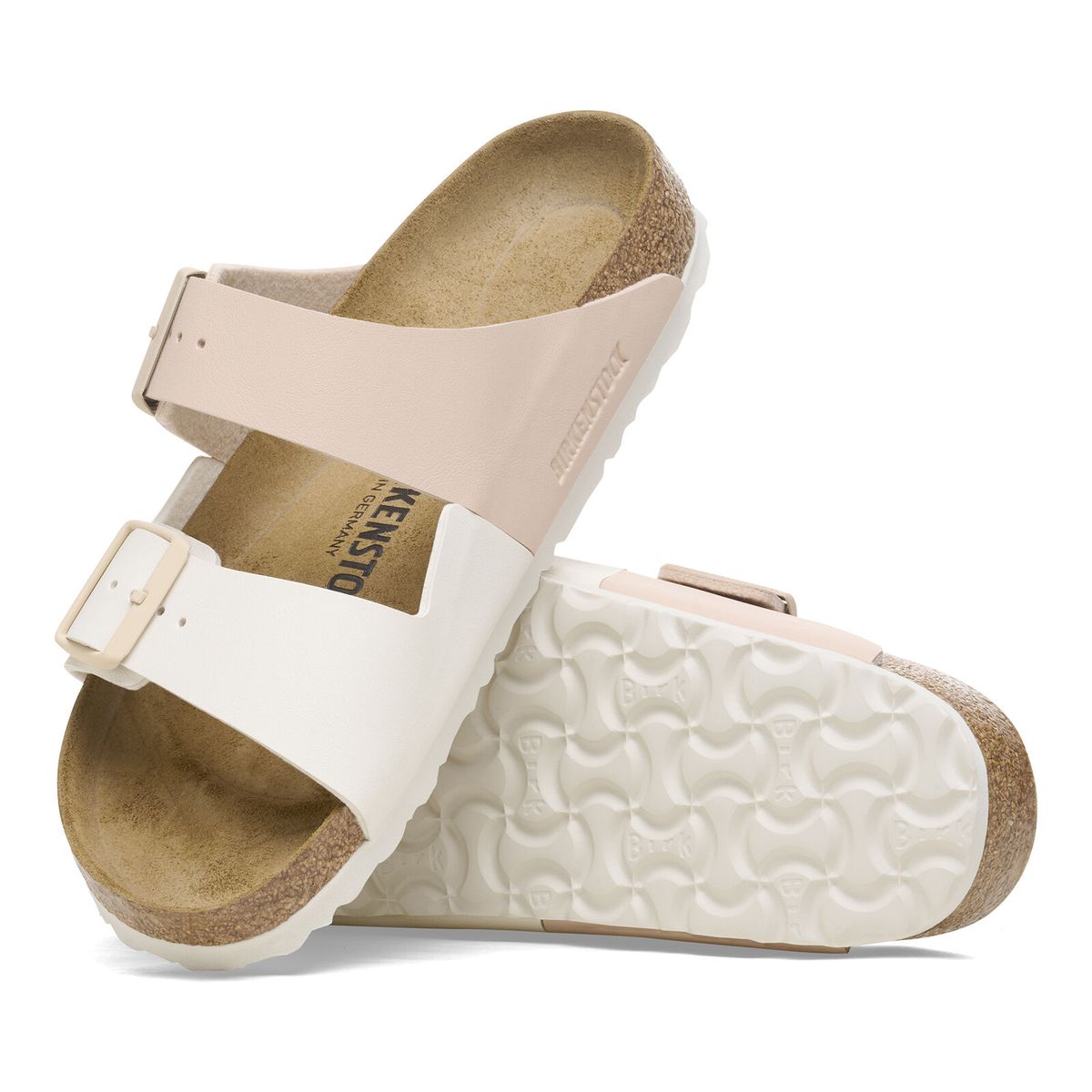 Birken®Stock Arizona Split Birko-Flor — Eggshell / New Beige