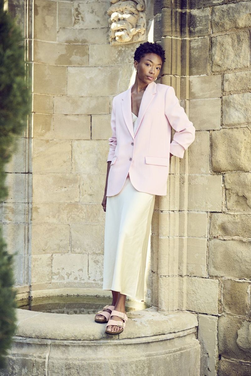 Arizona cuir velours Light Rose