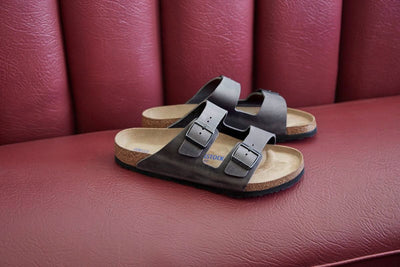 Arizona Soft Footbed Iron Grey Huiled