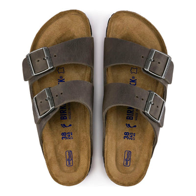 Arizona Soft Footbed Iron Grey Huiled