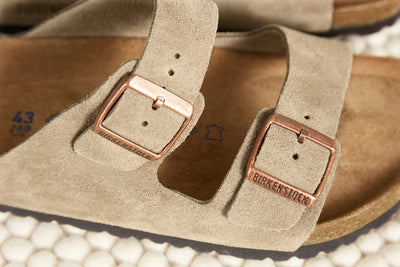 Arizona Soft Footbed Taupe Suede