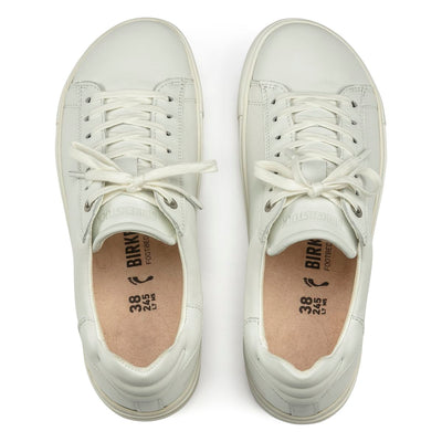 Bend Leather Lace-Up Sneaker White (Unisex)