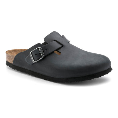 Boston Oiled Leather Black